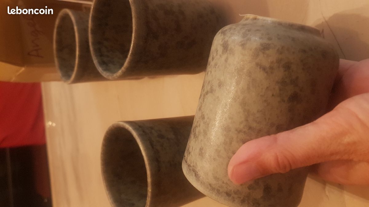 Lot 4 tasses grès cérame H&m home (image 2)