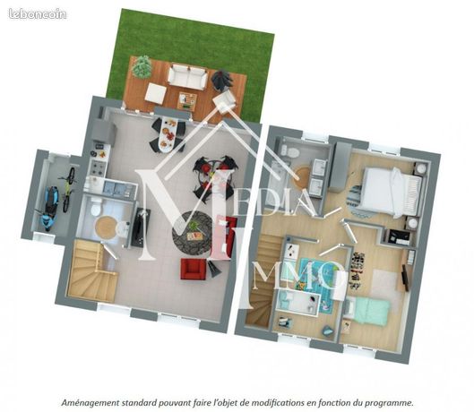 Maison 4 pièces 80 m²