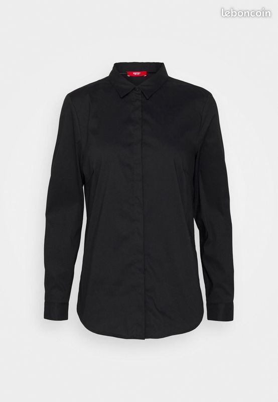 Chemise Noire Esprit Femme Taille 36 - Occasion Très Bon état