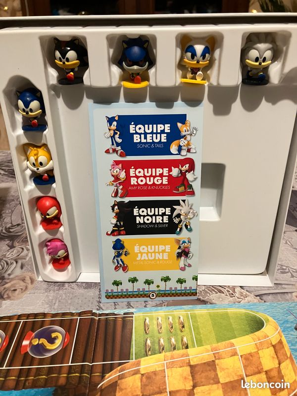 Jeu de société - ASMODEE - Sonic Super Teams - Course familiale endiablée - 2 joueurs ou plus - 20 min - Jeux - Jouets