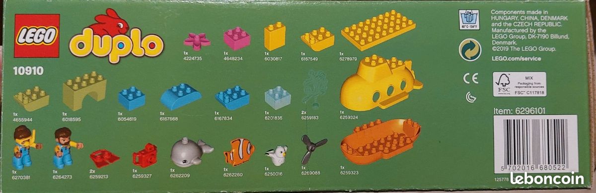 Duplo Lego 10910 aventure sous marine (image 2)