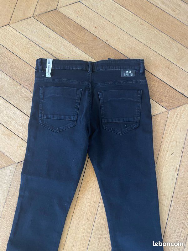 Jean Skinny noir IKKS taille 14 (image 3)