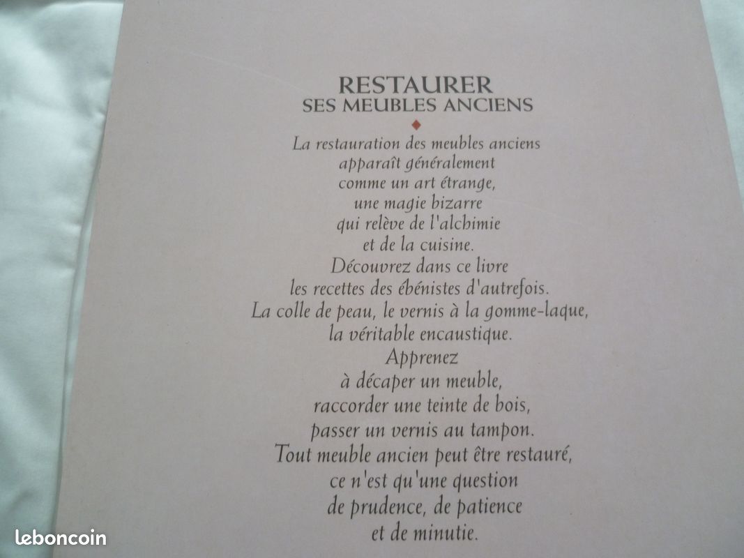 Restaurer ses meubles anciens (image 2)