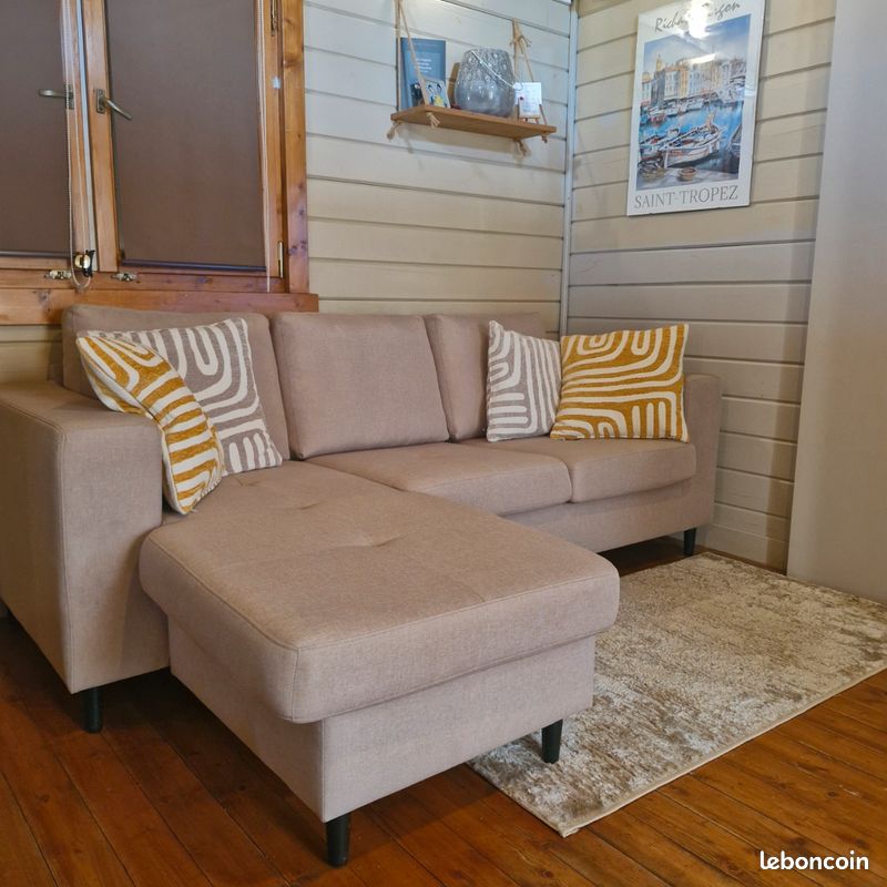 Canape neuf beige (image 1)