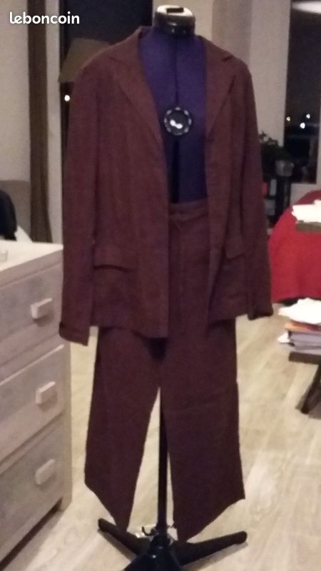 Ensemble en lin marron (image 3)