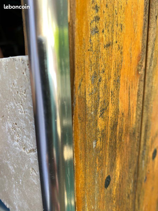 Baguettes aluminium couleur inox (image 2)