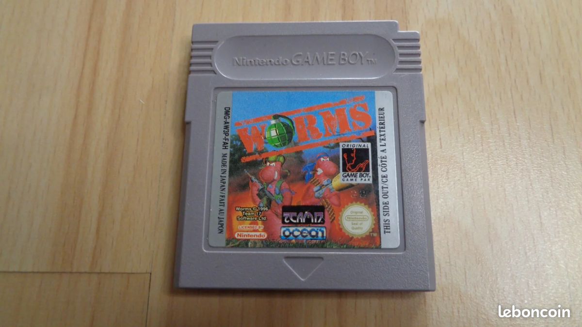 Jeu Nintendo Game Boy – Worms (image 1)