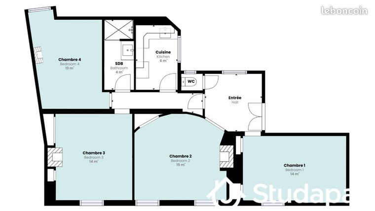 Appartement a louer paris-8e-arrondissement - 1 pièce(s) - 13 m2 - Surfyn