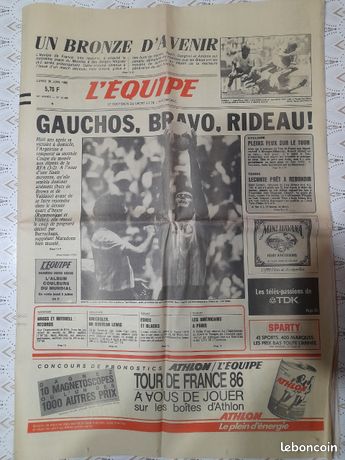 Football - Coupe du Monde Homme - Tableau Final - 1986