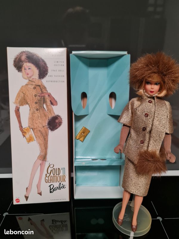 Barbie Evening Splendor Poupée Gold Label - Édition Collector 1959 - Reproduction Vintage Barbie - Evening Splendor (gold Label) Collection