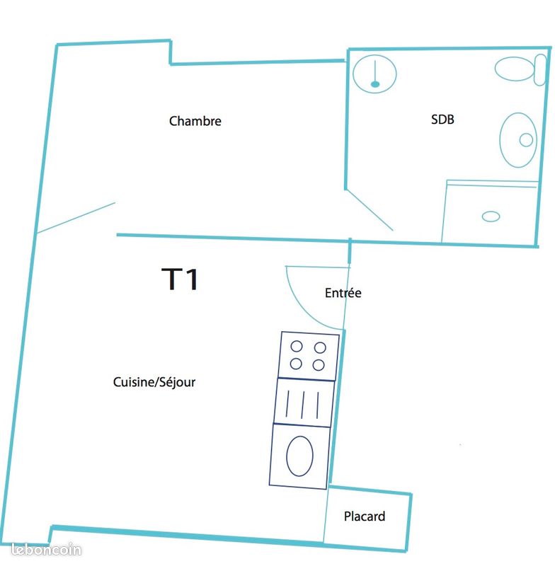 T1 bis proche lycée Gay Lussac 36m2 - Limoges 87000 Centre-Hôtel de Ville Emailleurs (image principale 2)