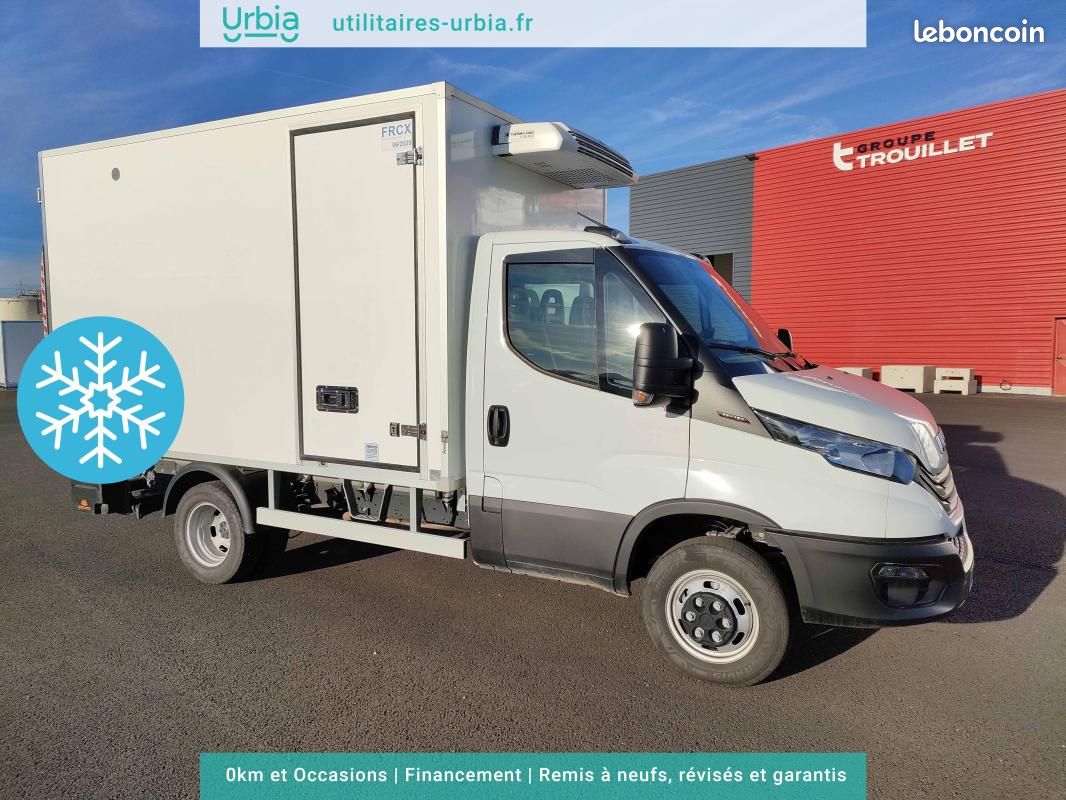 Iveco Daily CHASSIS CABINE FRIGO 12M3 160 CV ROUES JUMELEES HAYON CAISSE CAZAUX GROUPE THERMOKING... (image 1)