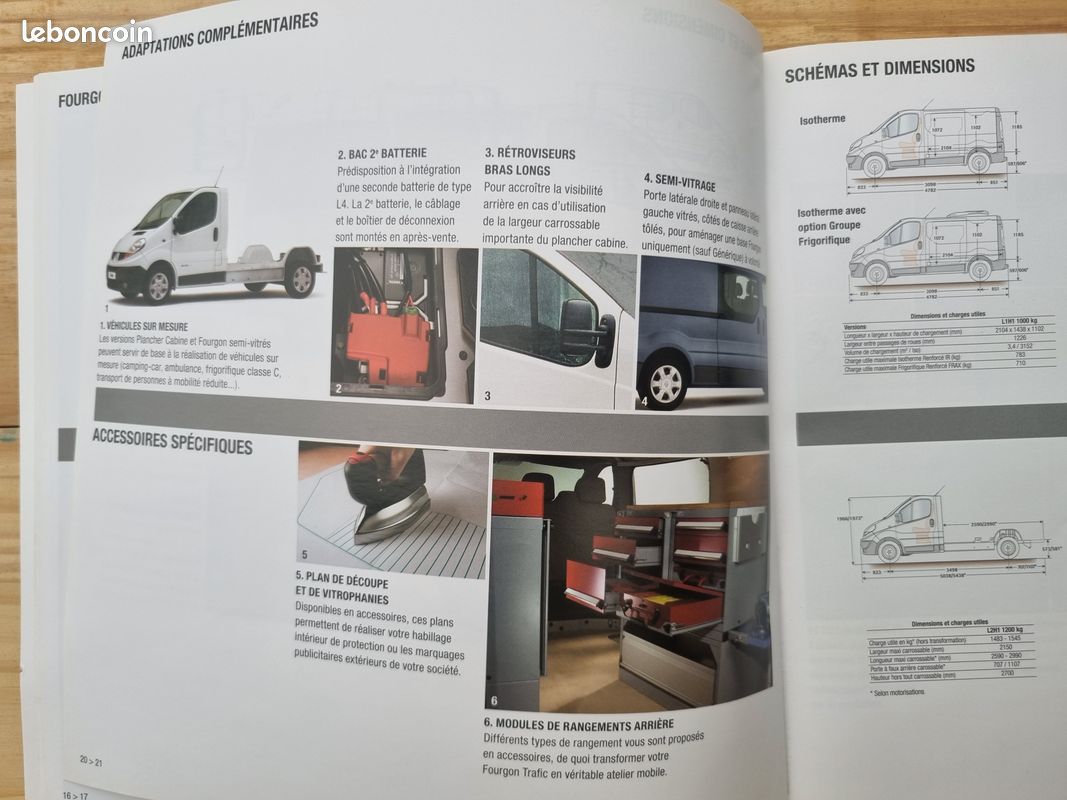 Catalogue publicitaire original d'époque CONCESSIONNAIRE RENAULT TRAFIC juin 2009 (image 7)