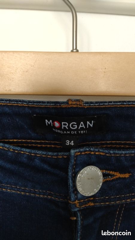 Jean Morgan Taille 34 / XS Noir - Occasion En Très Bon État