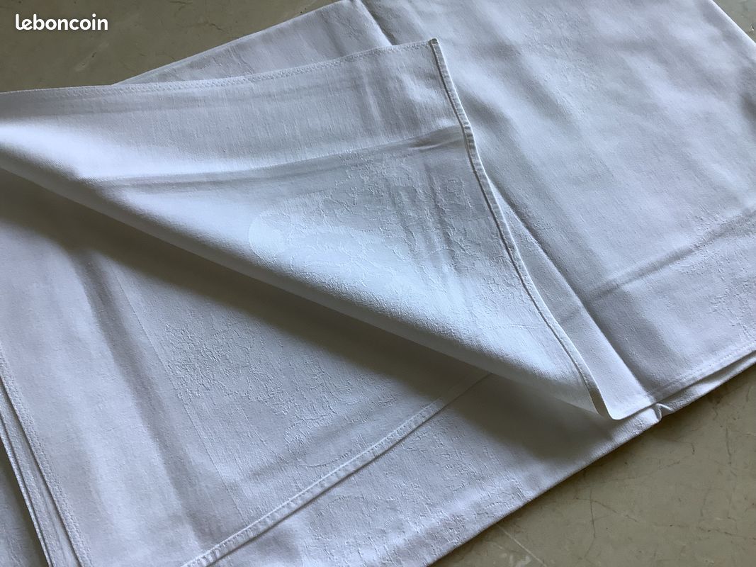 Nappe coton blanc (image 3)