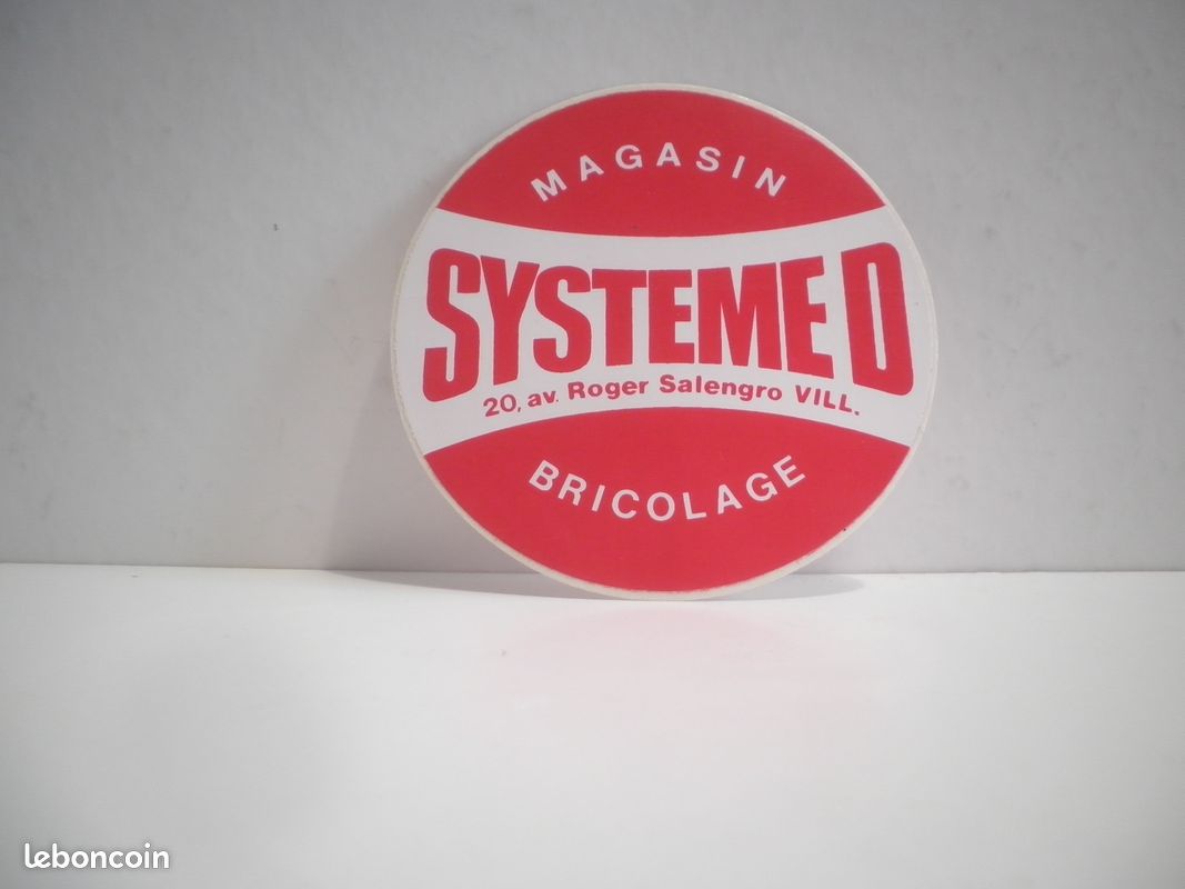 Autocollant collector.Magasin bricolage. Système D (image 1)