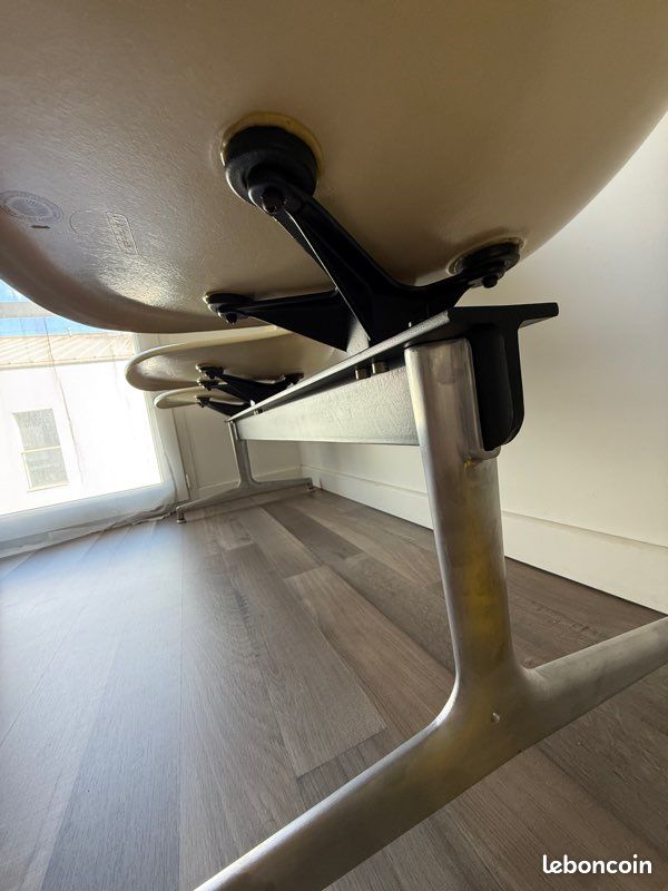 Banc tandem Eames design 3 places Herman Miller (image 4)