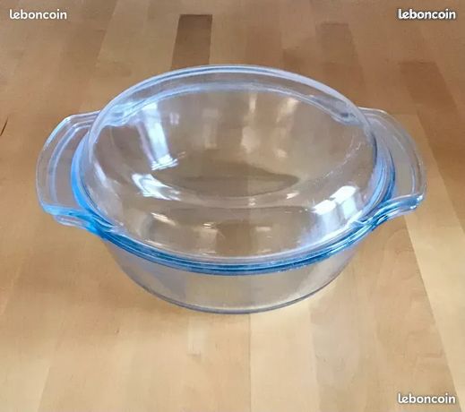 PYREX Cocotte Ronde Classique en Verre Borosilicate 3,2L