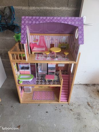 Maison de Poupées - KidKraft - Kayla - 3 étages - Multicolore