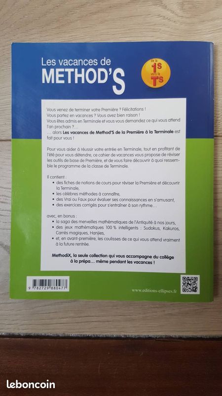 Les vacances de method's Maths (image 2)