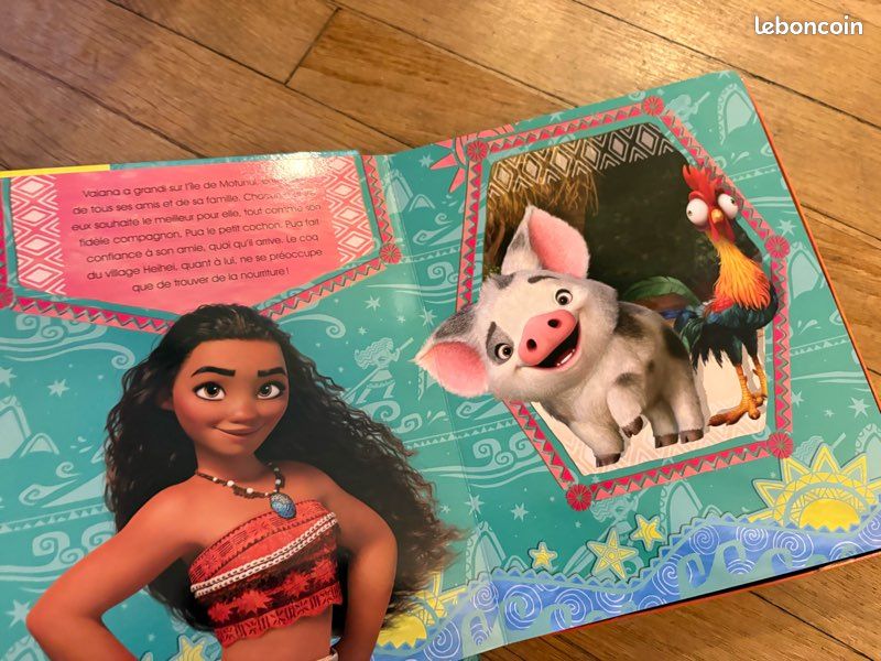 Livre Vaïana avec figurines (image 2)
