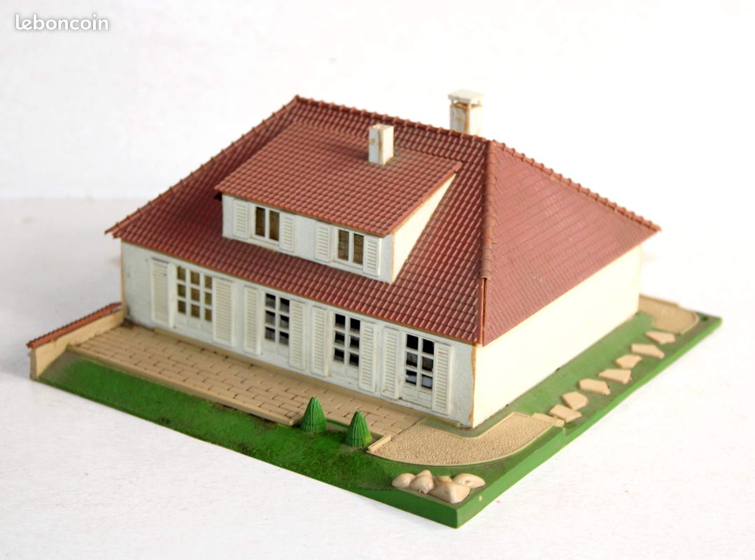 JOUEF ECHELLE HO Maquette assemblée Villa Ile de France - 984 EUR 15,00 - FR