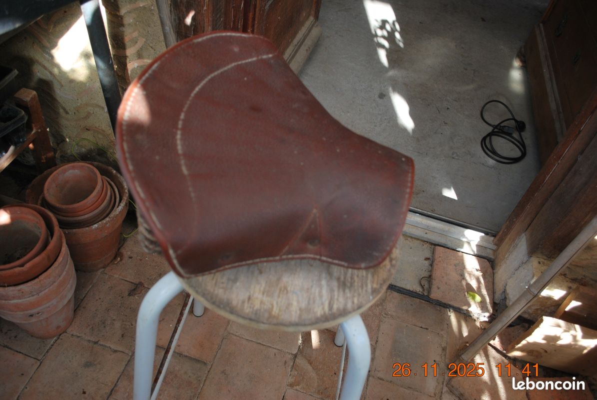 Selle De Vélo Course REYDEL - Souple - Stock Ancien Vintage - Fabriquée En France