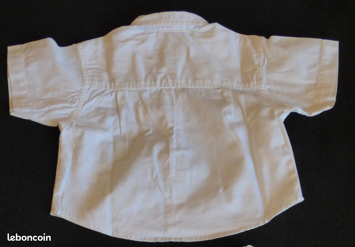 Chemise manches courtes (taille 6mois) (image 2)