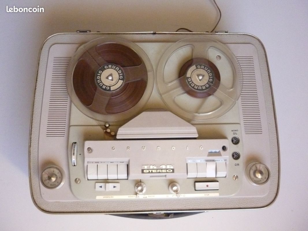 Vintage Magnetophone portable Grundig TK6L - Photo, audio & vidéo