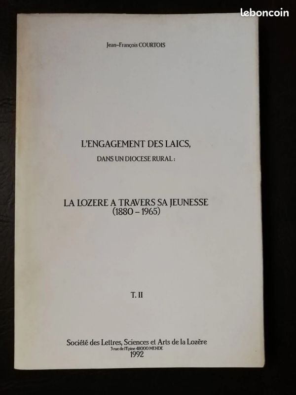 L'engagement des laïcs dans un diocèse rural : La Lozère TII (image 1)