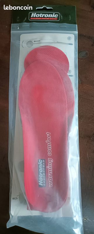 Hotronic Semi Custom Heat Ready insoles, couleur rouge, taille 23.5-24.5, neuf avec étiquette, (image 1)