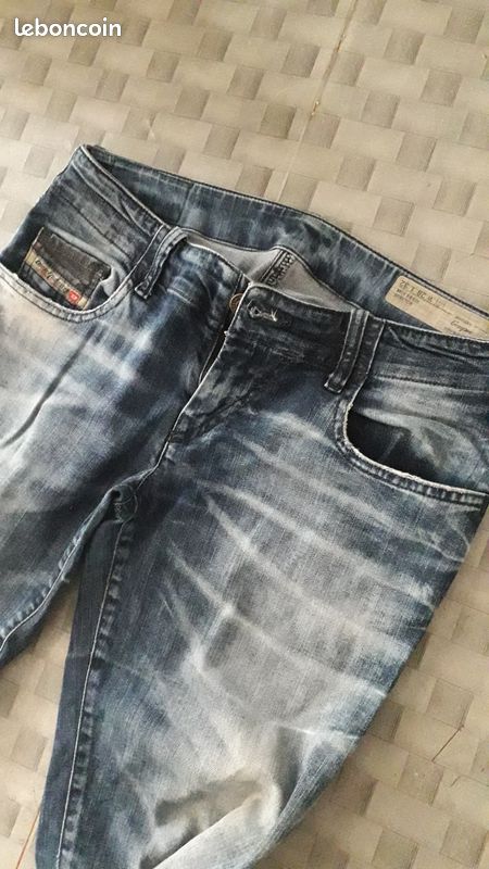 Jean Diesel Bleu Ciel Taille Basse Taille 36 (équivalent 26) - Excellent état Occasion