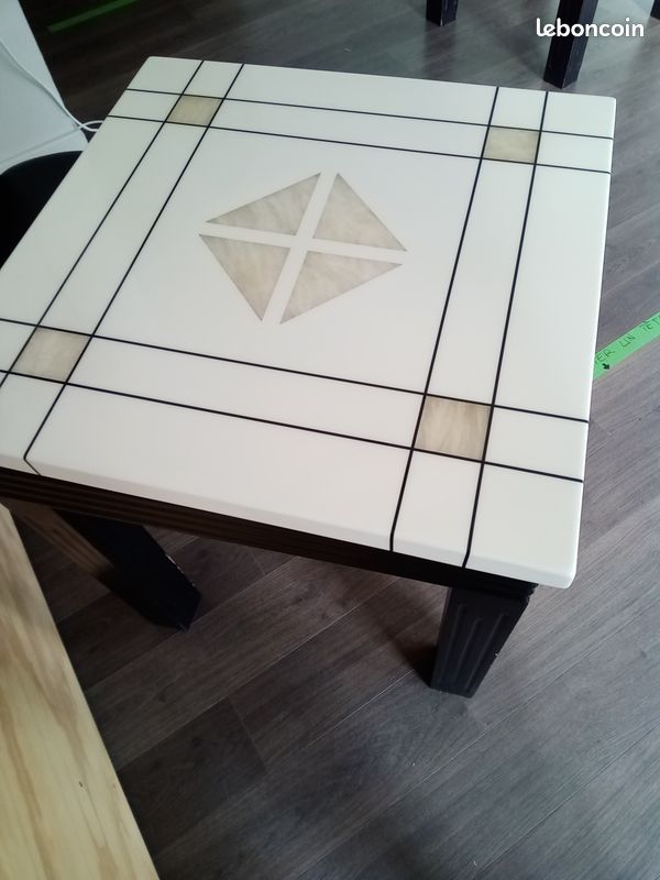 Table 2 personnes plateau en marbre (image 3)