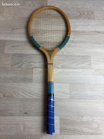 Raquette De Tennis Vintage MacGregor Commander - Années 1950 - Bois - Occasion