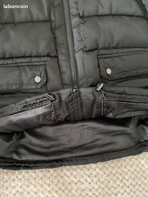 Doudoune noire Zara femme (image 6)