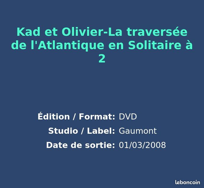 Kad et Olivier-La traversée de l'Atlantique en Solitaire à 2 (image 2)