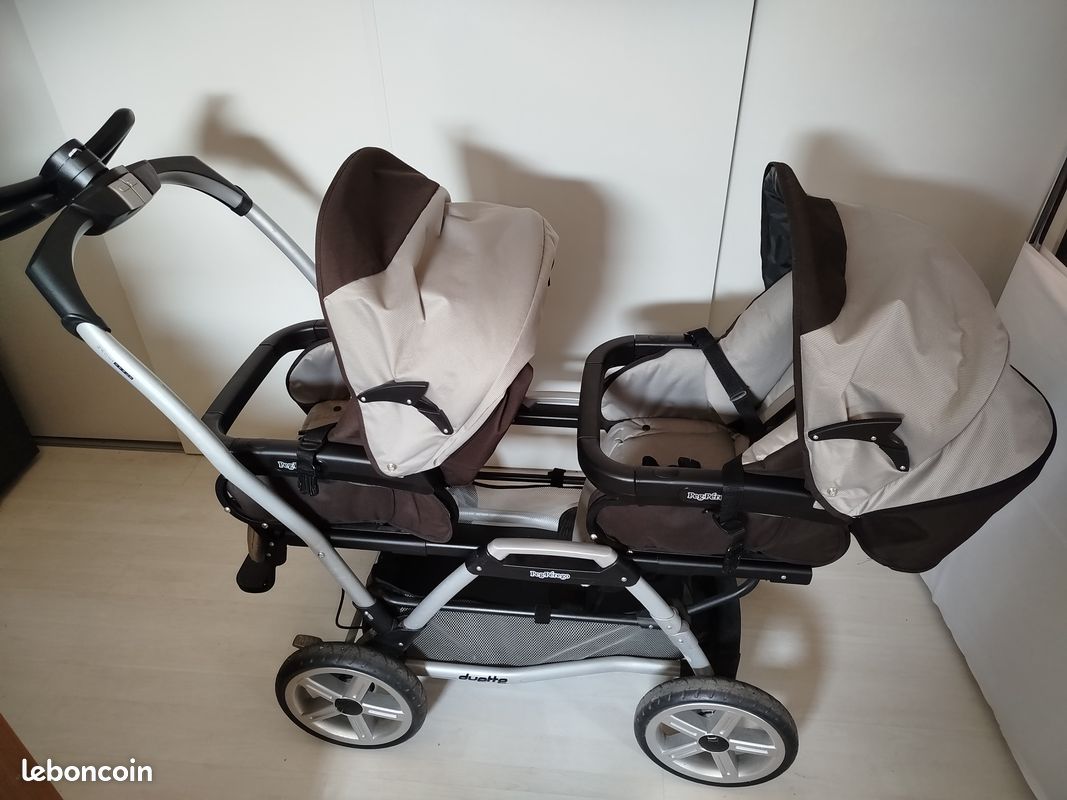 Duette Poussette Naissance Peg Perego Discount Poussettes Doubles