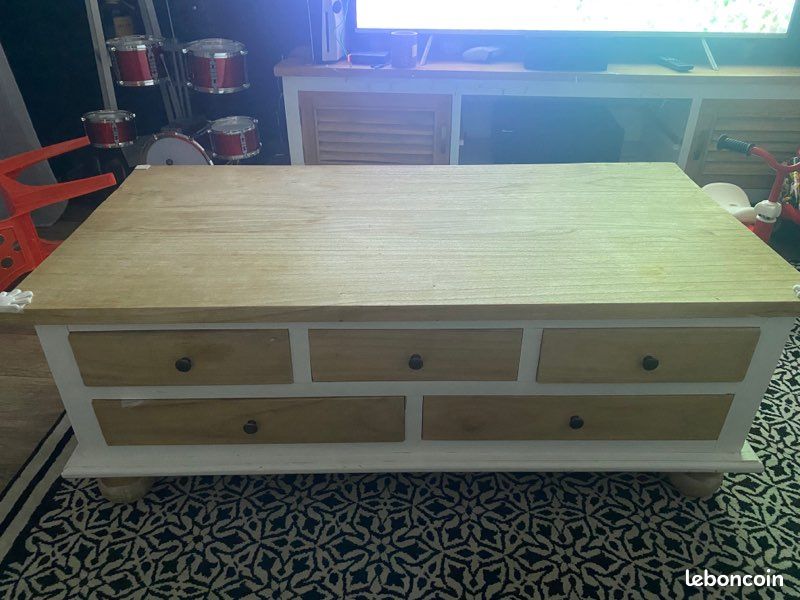 Table basse en bois (image 2)