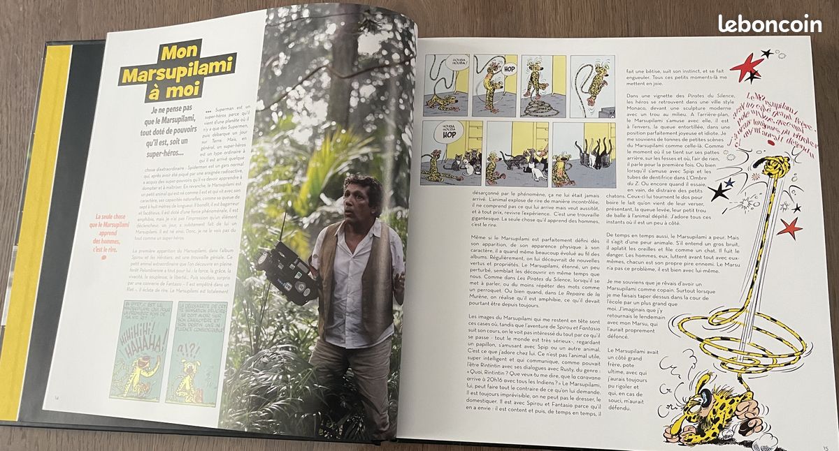 Bandes dessinees le livre et la bd du film marsupilami + 1 poster + 1 peluche marsu (image 7)