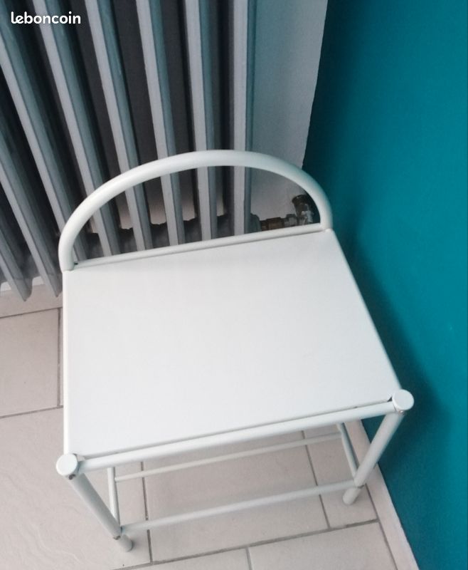 2 chevets métal laqué blanc (image 2)