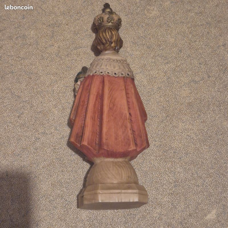 Ancienne statue en platre enfant jésus de prague (image 7)