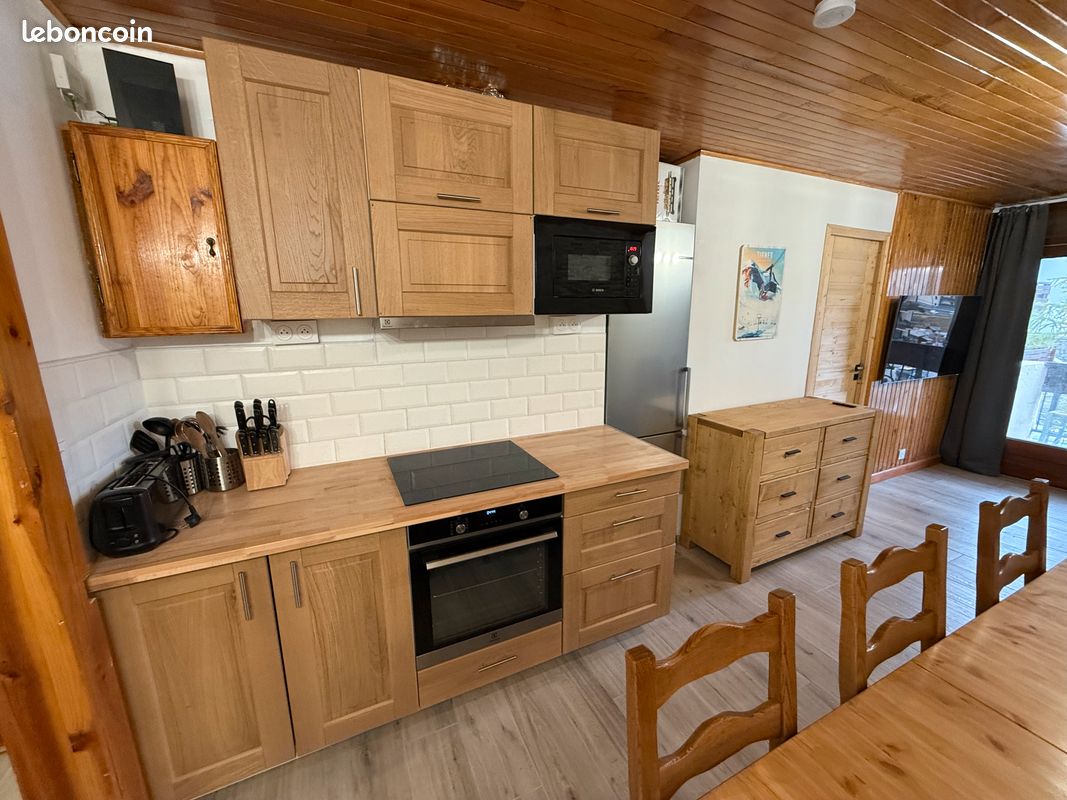 Appartement Traversant Rénové T3 2 chambres Tignes 2100 8 personnes Wifi et Netflix inclus (image 2)