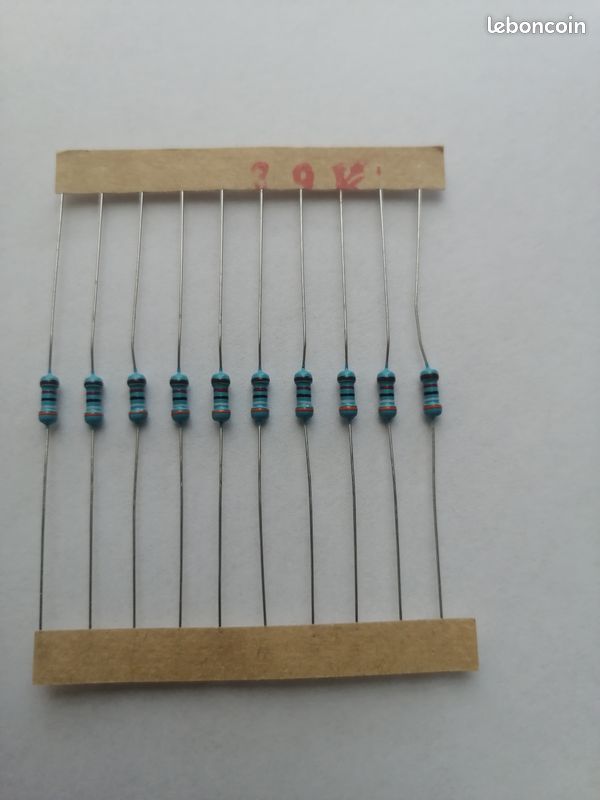 Lot De 6 Résistances 1k Ohm 1 Watt - Composants électroniques Neufs, Fabriqués En France