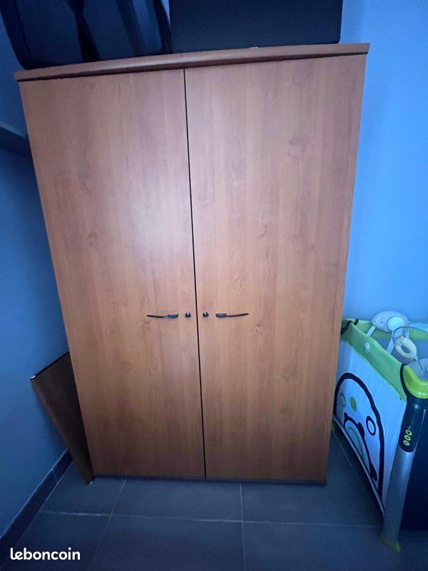 Ensemble Bureau d’angle + armoire professionnel (image 3)