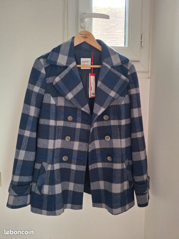Veste Blazer Femme Anthracite | Marque Esprit | Taille 46 | Occasion Très Bon État