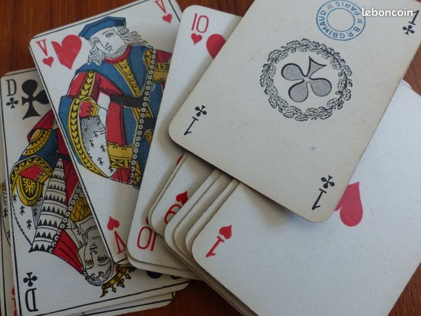 Lot de (x3) jeux de cartes anciens, Suisse et Français, X... - 84434976-13