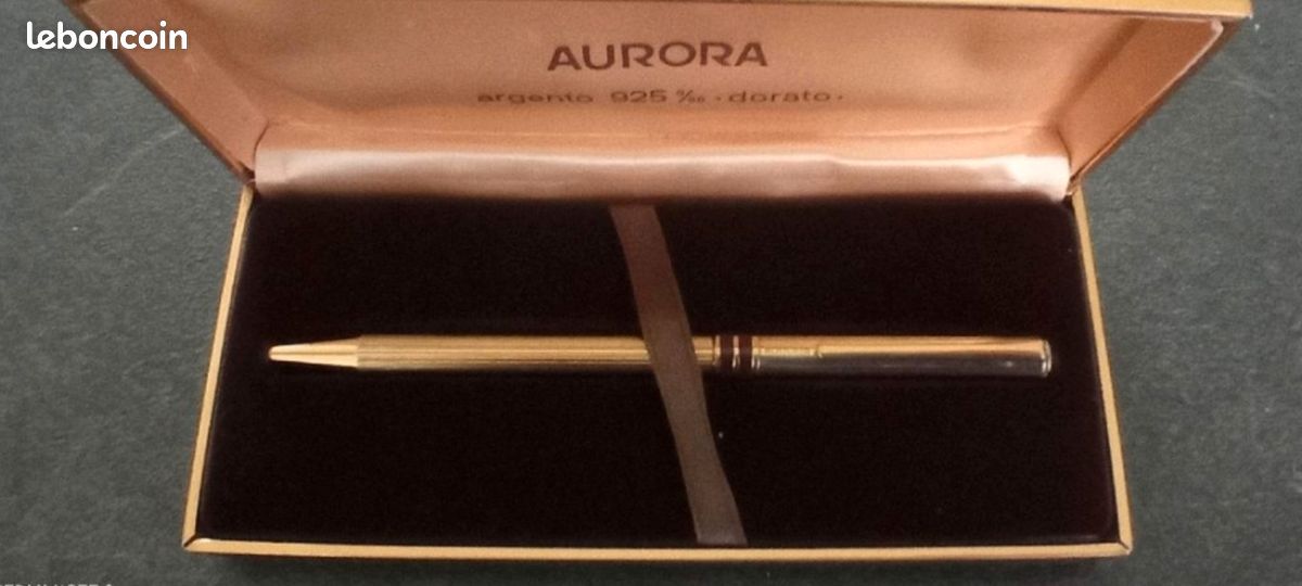 Stylo Roller Aurora Ipsilon En Argent 925 - Prestige - Comme Neuf Jamais Utilisé