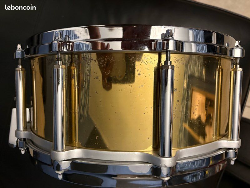 Caisse claire Pearl Free loating 14x6,5 laiton (image 5)