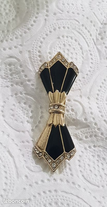 Jole broche avec noeud en métal et verre - Etsy France Jole broche avec noeud en métal et verre - Etsy France
