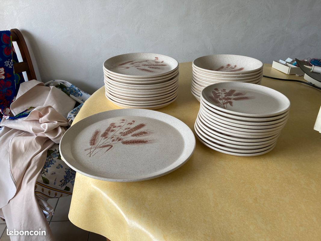 Service de table complet en grès (image 3)
